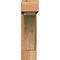 Ekena Millwork Thorton Block Rough Sawn Bracket w/ Offset Brace, Western Red Cedar, 6"W x 18"D x 22"H BKT0604X18X22THR05RWR - alternate 3